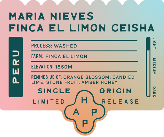 Peru Maria Nieves Finca El Limon Geisha